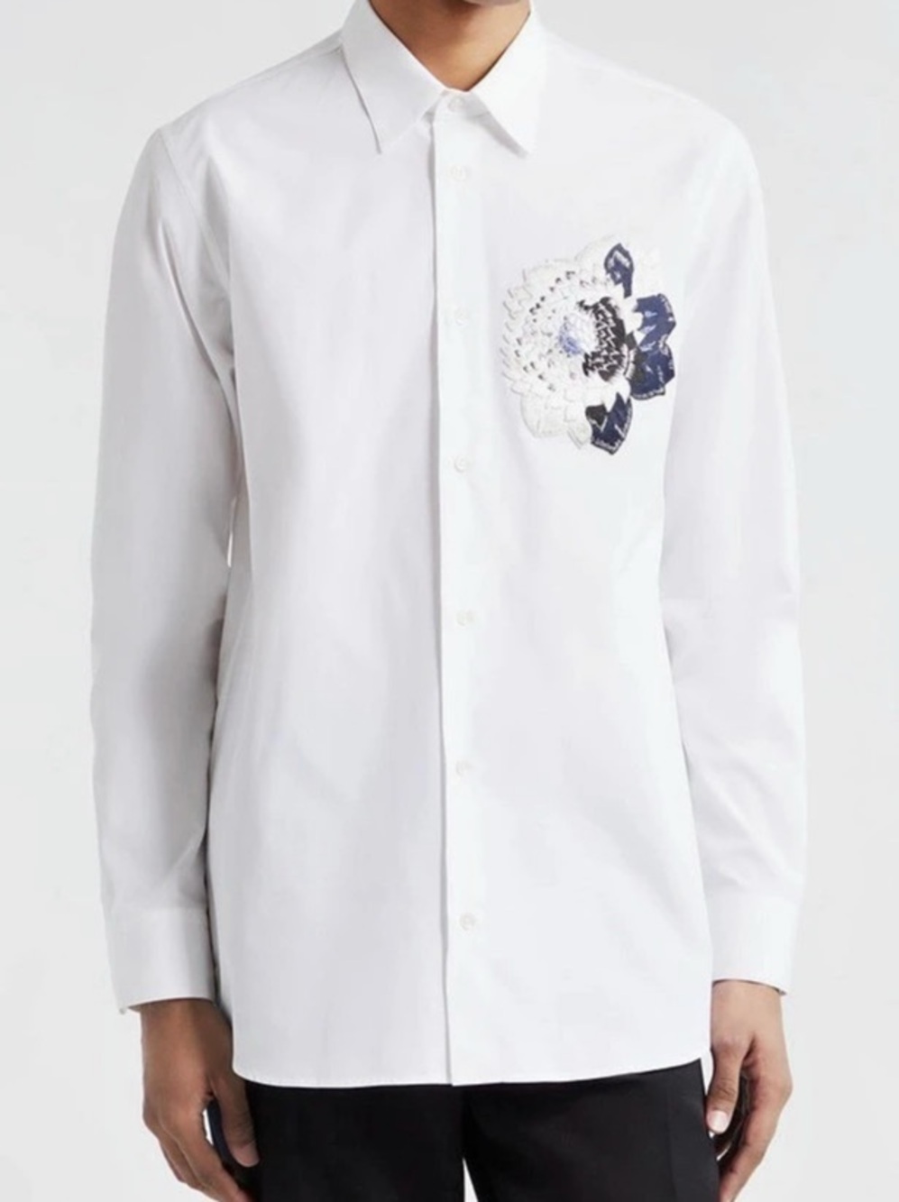 ALEXANDER MCQUEEN Dutch Flower Cotton Shirt
